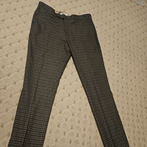Checkered Black and Brown Pants
